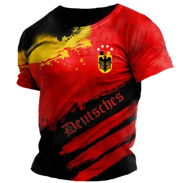 Men's Germany Deutsche Print Short Sleeved T-shirt - Anurvogel.com 