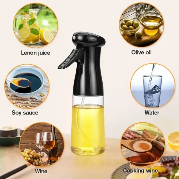 Oil Sprayer For Cooking 200ml Glass Olive Oil Sprayer BBQ Camp Outdoor Cooking Only $8.99 - Cotosen.com 