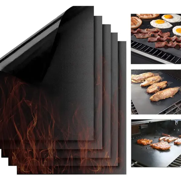 Barbecue Grill Mat Non-Stick Grill Film Reusable Baking Mat BBQ Grill Mat For Indoor Outdoor BBQ Baking Dishwasher Safe Only $8.99 - Cotosen.com 