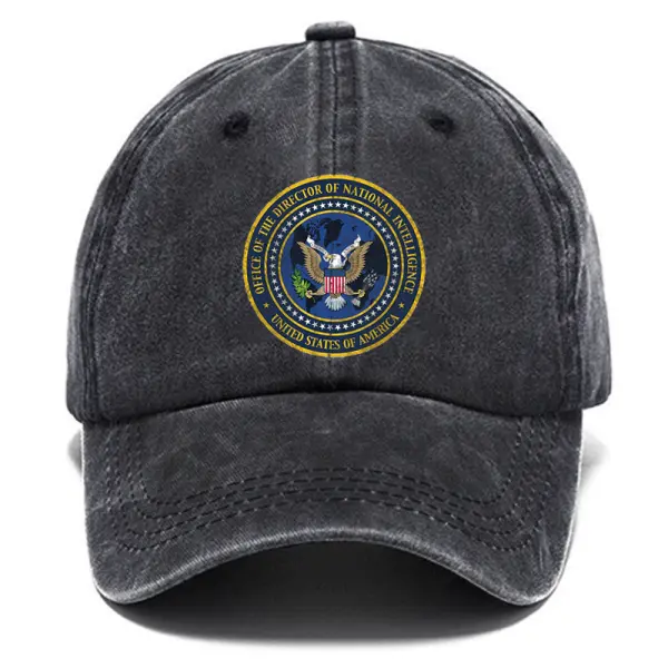 American National Emblem Vintage Wash Cotton Print Hat - Anurvogel.com 