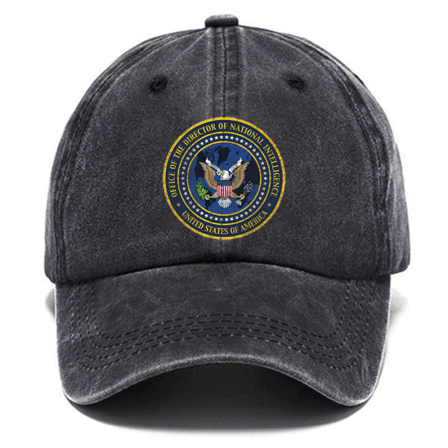 

American National Emblem Vintage Wash Cotton Print Hat