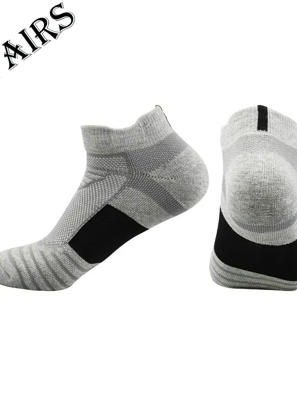 Unisex 3 Pairs Cotton Sweat-absorbent Sports Socks Football Socks - Menwyx.com 