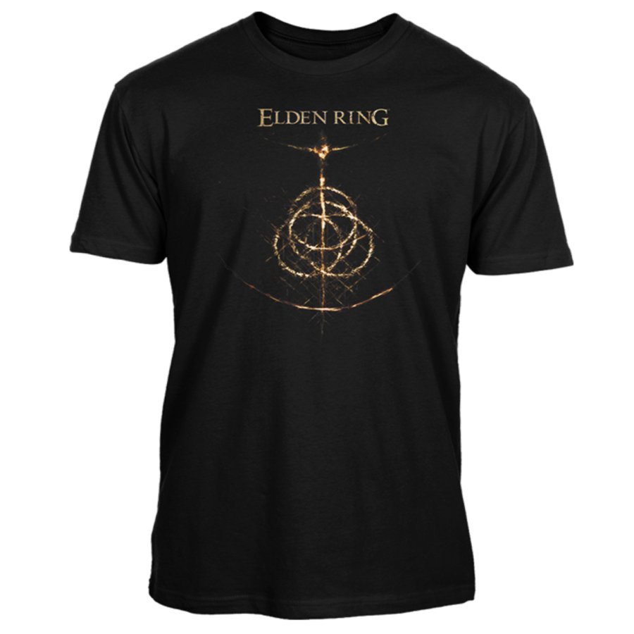 

Men's ELDEN RING Print Daily Short Sleeve Crew Neck T-Shirt