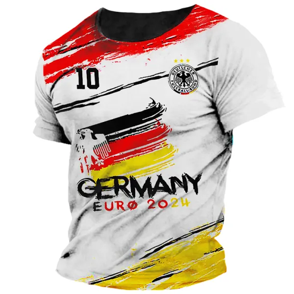 Men's German European Football Printed T-shirt - Anurvogel.com 