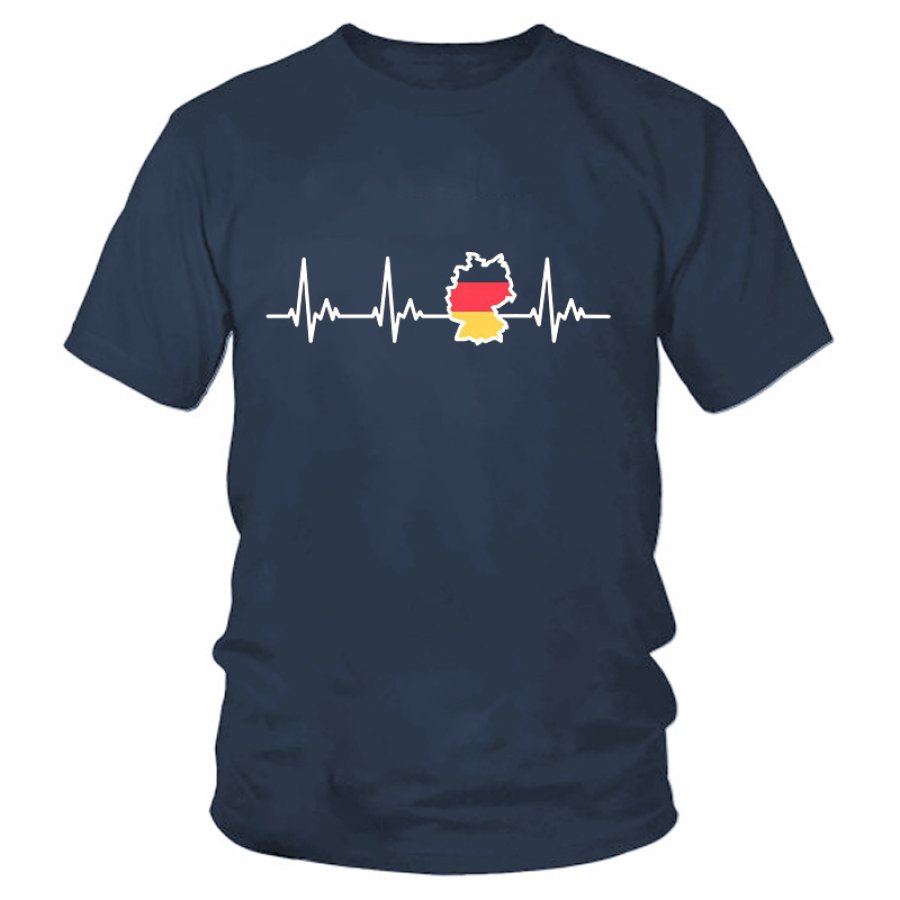 

Unisex German Flag Patriot Print T-shirt