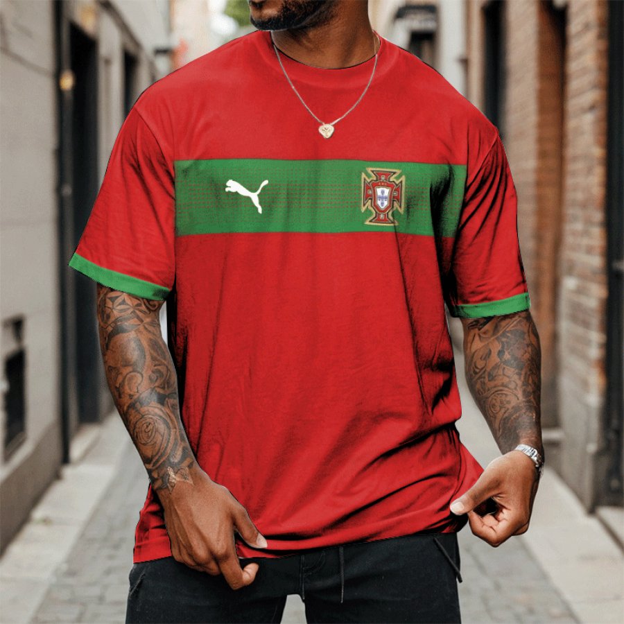 

Vintage Oversize Portugal Football T-shirt