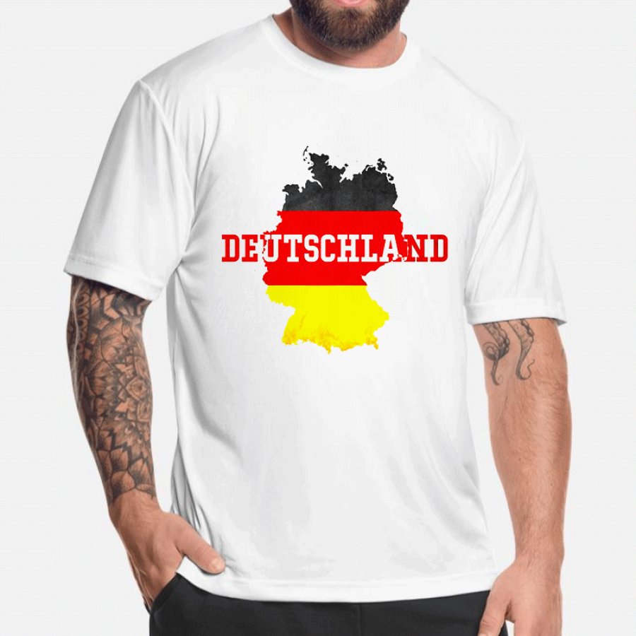 

Unisex German Flag Patriot Print T-shirt