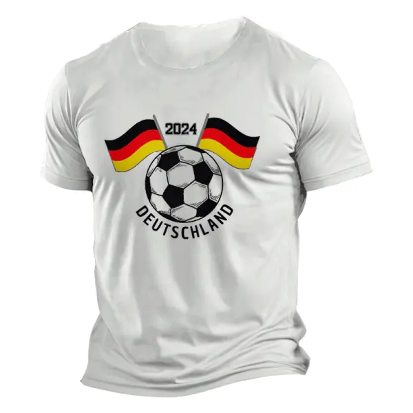 Unisex 2024 Germany Football Match Flag Patriot Team T-shirt - Wayrates.com 