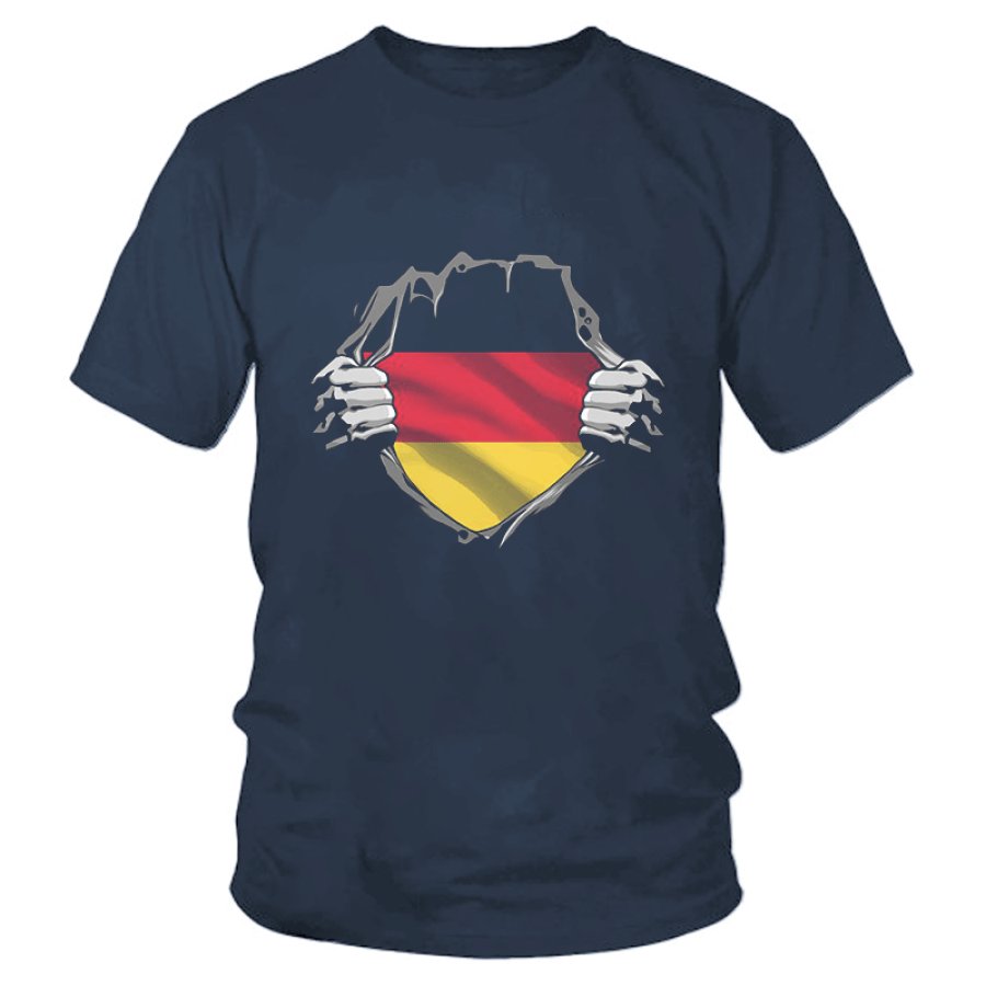 

Unisex German Flag Patriot Print T-shirt