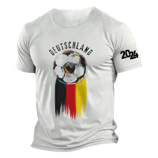 Unisex 2024 Germany Football Match Flag Patriot Team T-shirt - Wayrates.com 