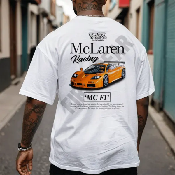 Unisex Casual McLaren Oversize T-shirt - Wayrates.com 
