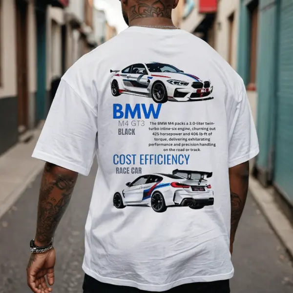 Unisex Casual BMW Oversize T-shirt - Wayrates.com 