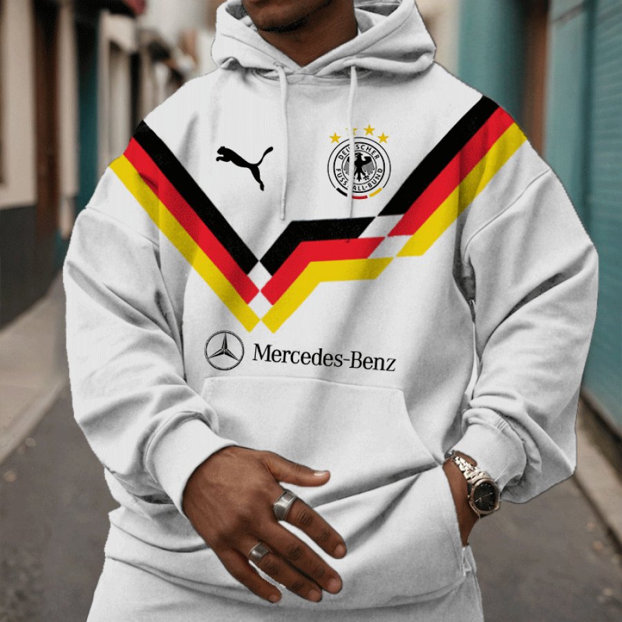 

2024 Football Men's Casual Long Sleeve Hoodie