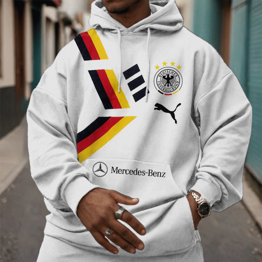 

2024 Football Men's Casual Long Sleeve Hoodie