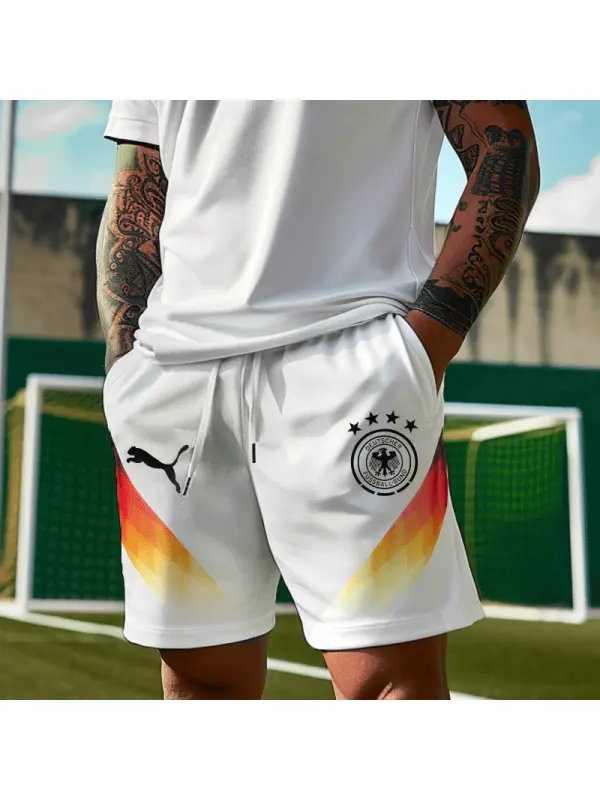 2024 Germany Home Football Men's Casual Shorts - Anrider.com 