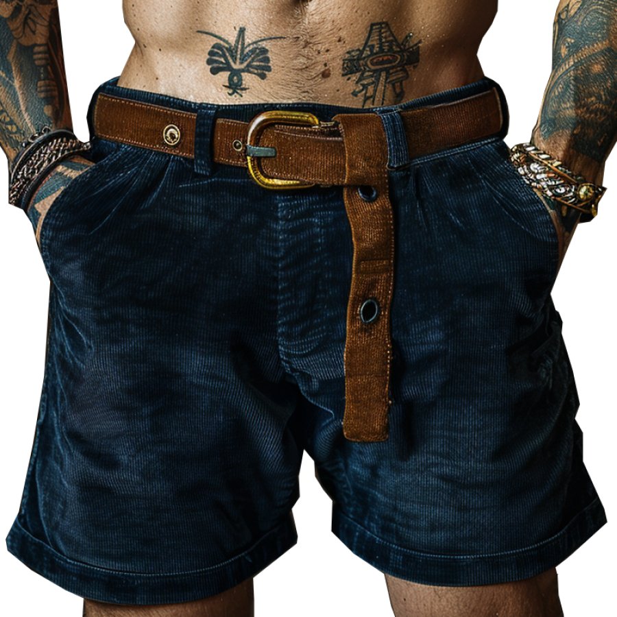 

Men's Vintage Corduroy Shorts Surf Shorts