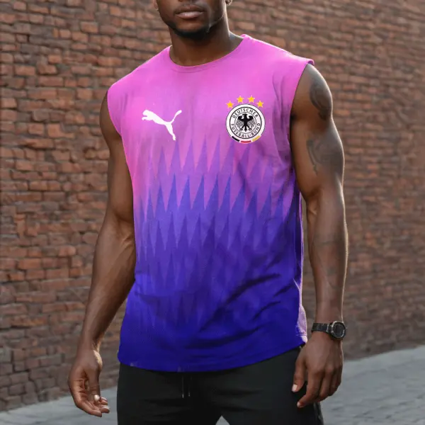 2024 Germany Trikot Pink Football Race Tank Top - Cotosen.com