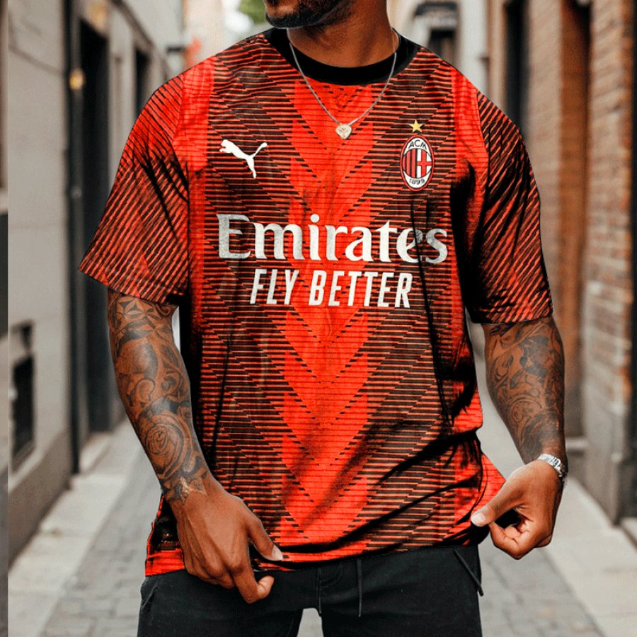 

America 2024 Football Race Christian Pulišić Loose Short Sleeve Oversize T-Shirt