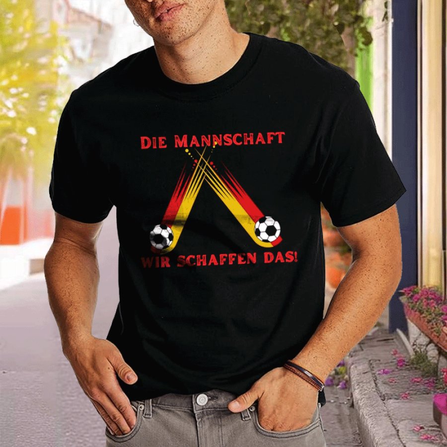 

Men's Germany 2024 Football Race Casual T-Shirt