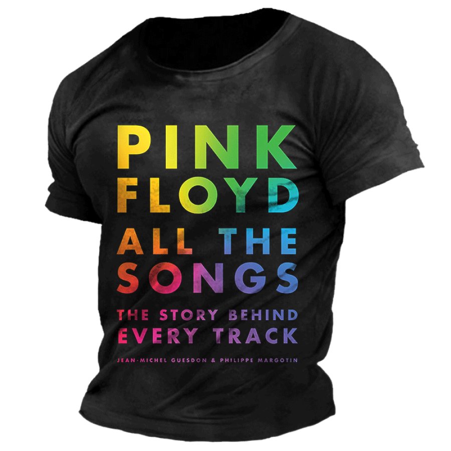 

Unisex Space Exploration Colorful Rock Band Print T-shirt