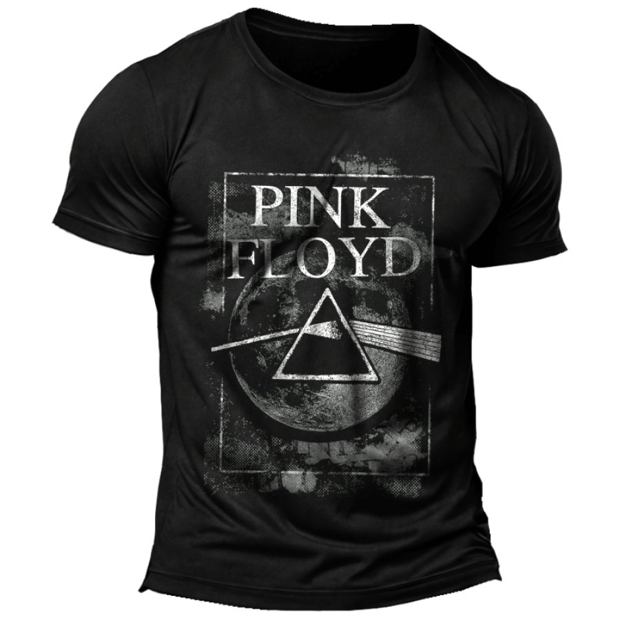

Unisex Space Exploration Colorful Rock Band Print T-shirt