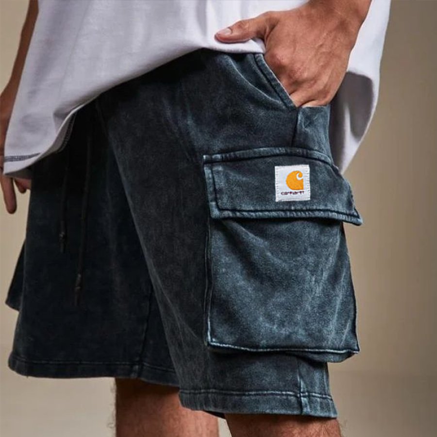 

Men's Retro Vintage Washed Shorts