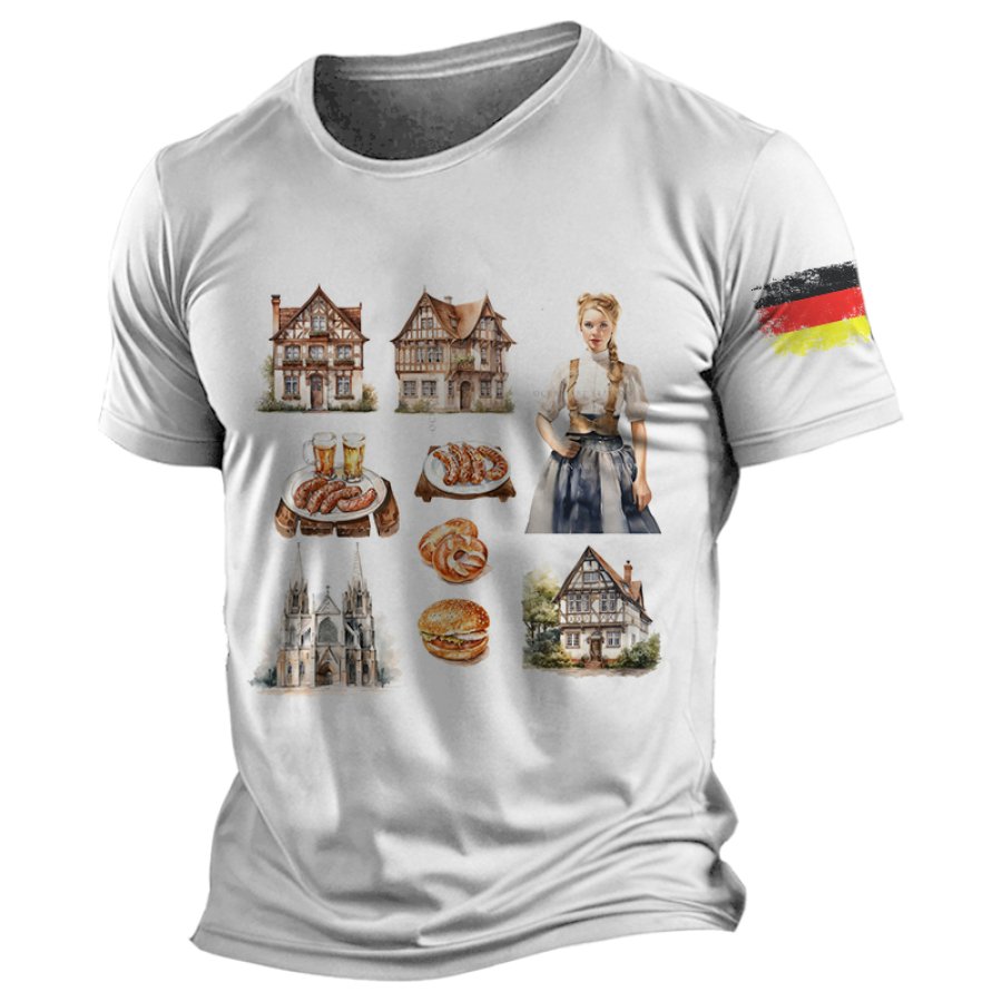 

Unisex Watercolor Germany Clipart Flag T-shirt