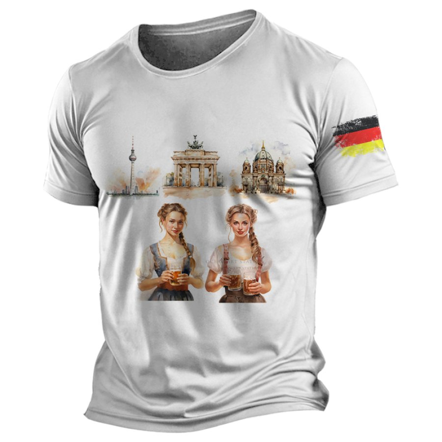 

Unisex Watercolor Germany Clipart Flag T-shirt