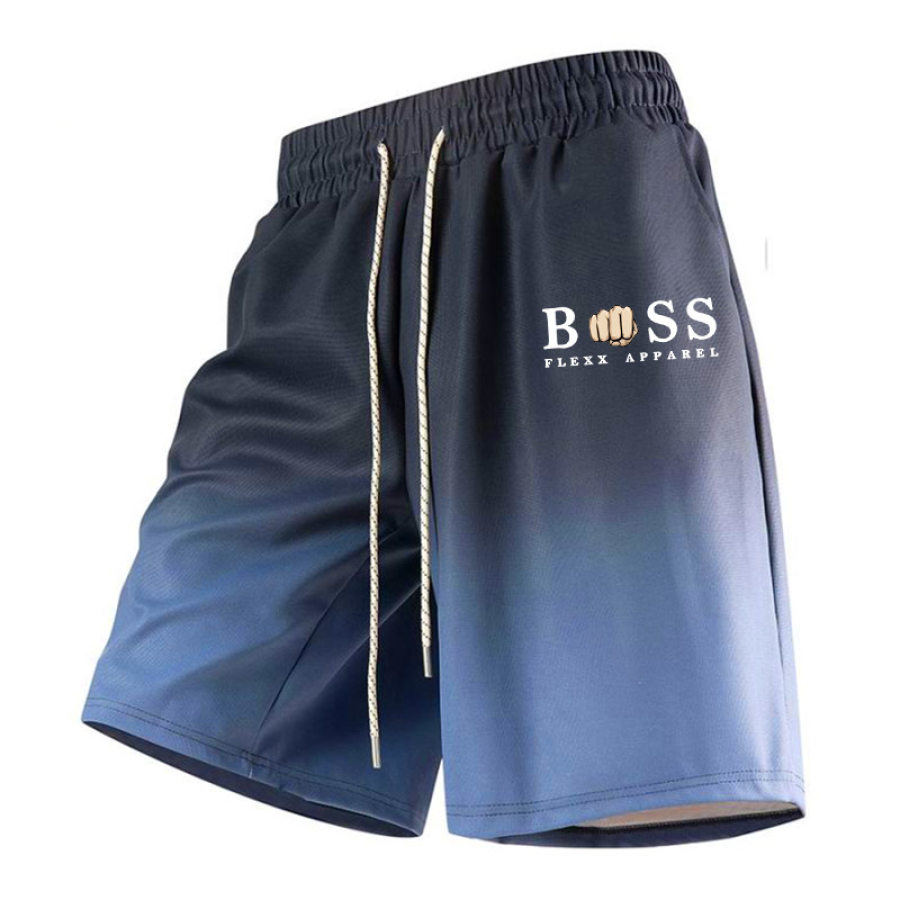 

Men's Vintage Gradient Outdoor Elastic Drawstring Shorts