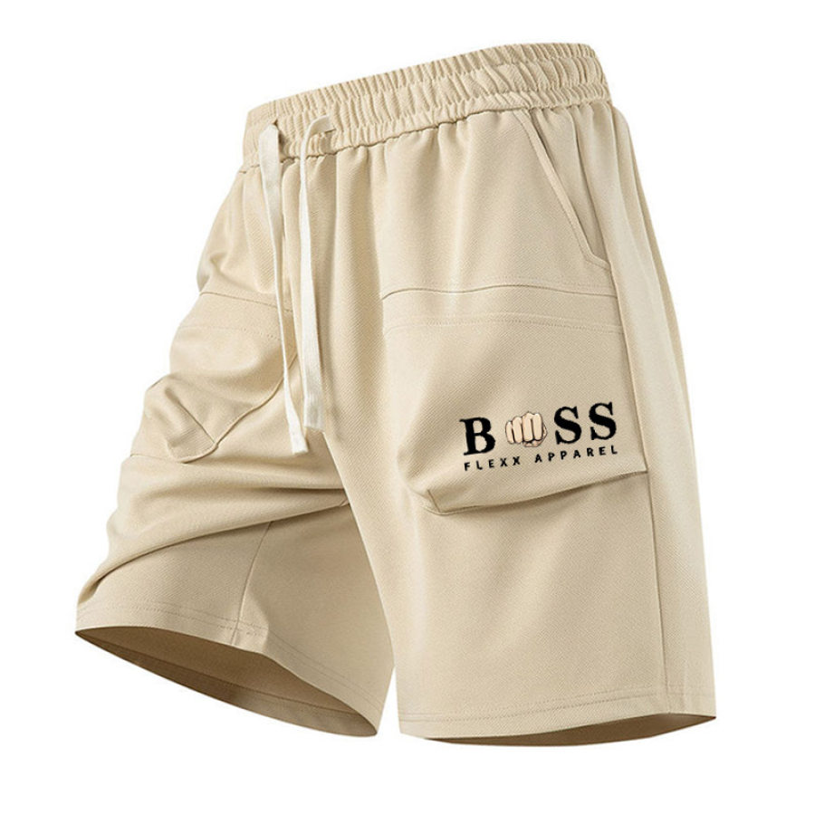 

Men's Vintage Outdoor Elastic Drawstring Casual Shorts