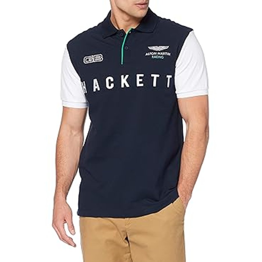 

Men's Race Car Print Short Sleeve Summer Daily Polo Neck Tops