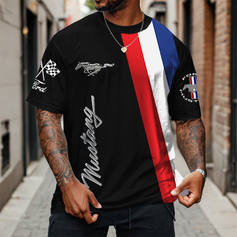 

Automotive Events Racing Print Oversize T-shirt