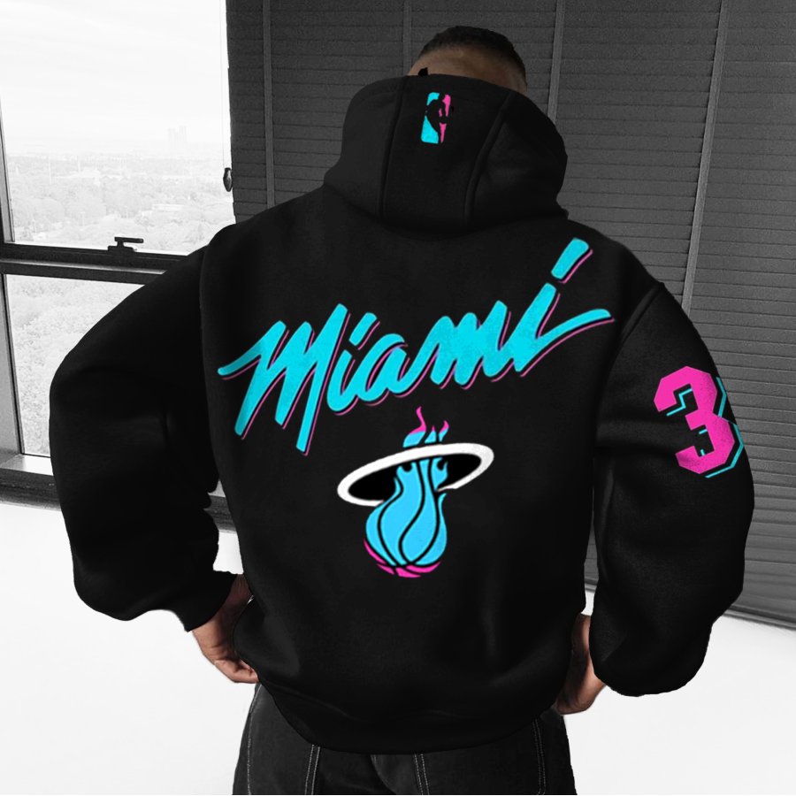 

Unisex Miami Basketball Hoodie