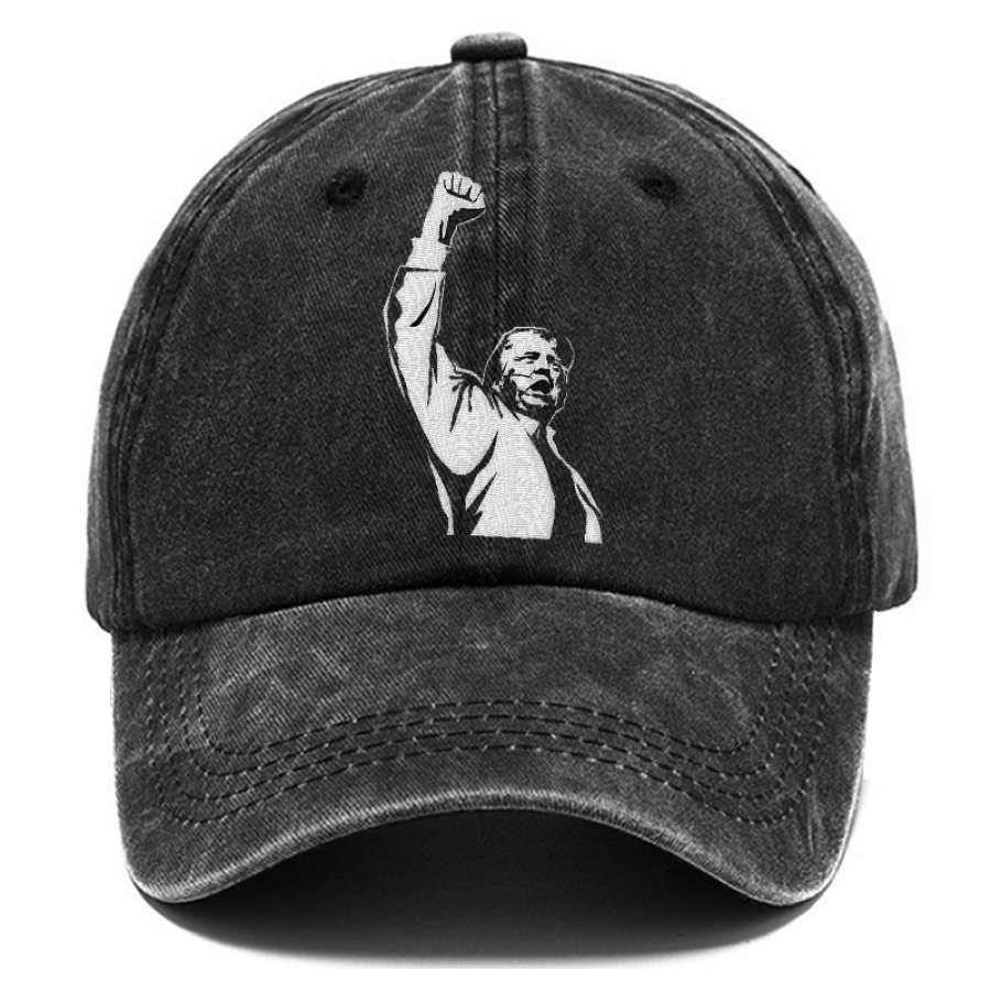 

Maga Flight Make American Great Pure Cotton Washed Distressed Retro Sun Hat Baseball Cap