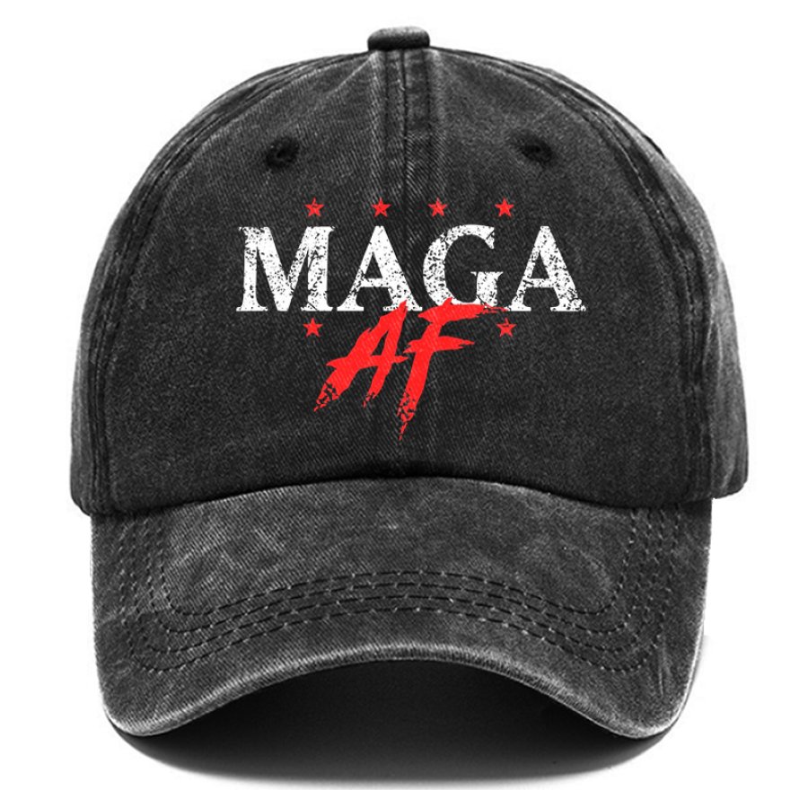 

Maga Make American Great Pure Cotton Washed Distressed Retro Sun Hat Baseball Cap