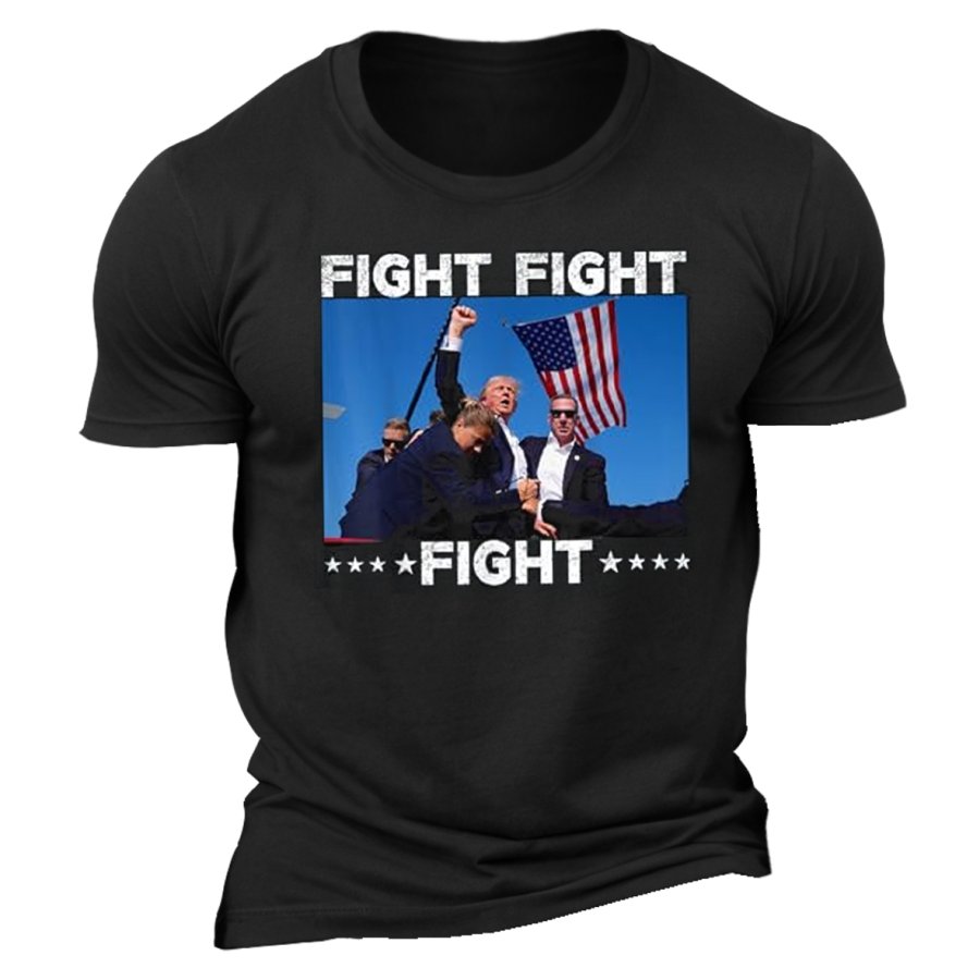 

Men's My President 2024 Print Daily Short Sleeve Crew Neck T-shirt