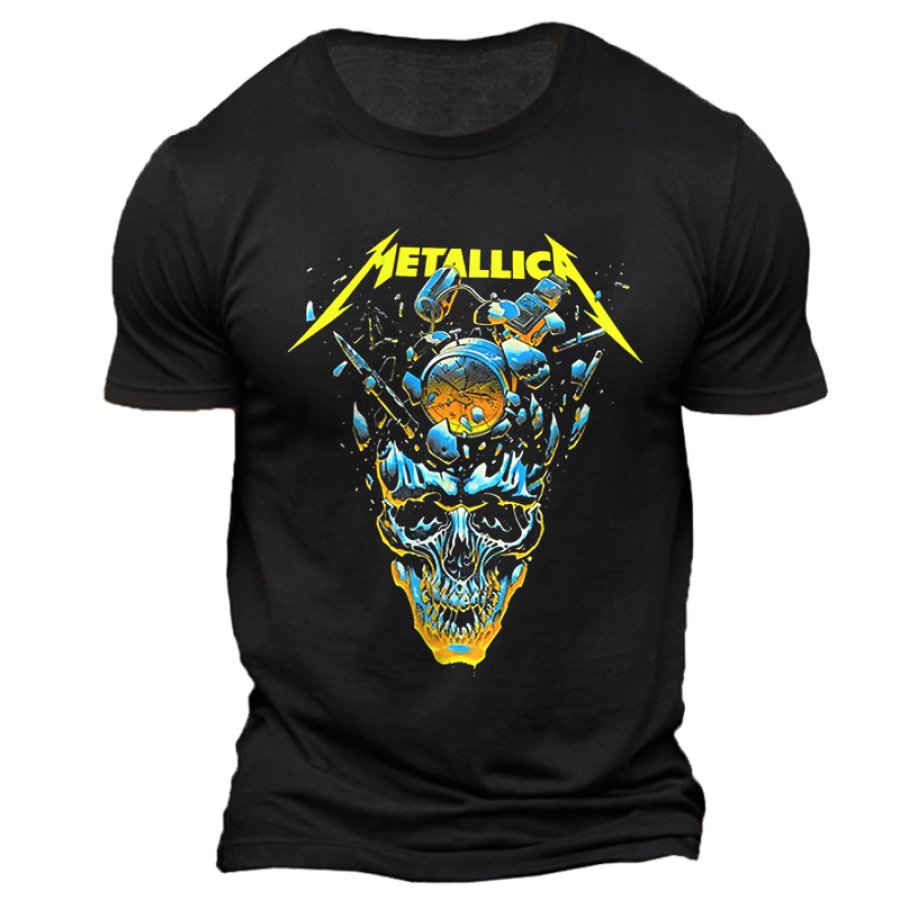 

Men's Rock Band Tour Printed T-shirt