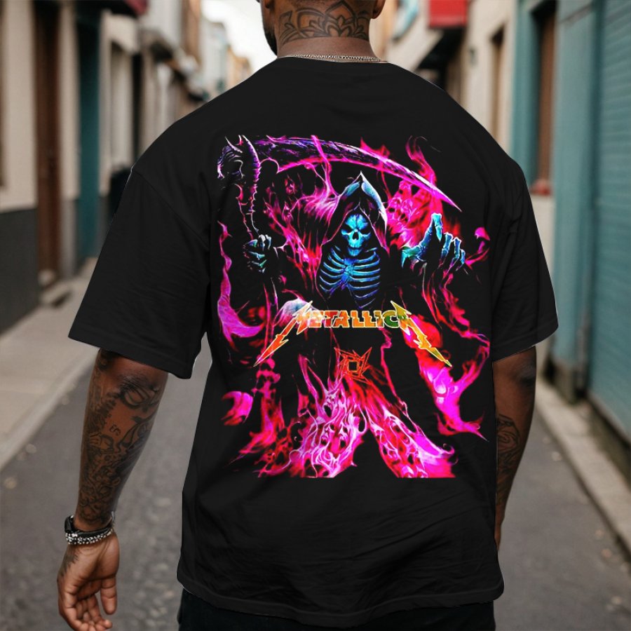 

Rock Band Oversize Casual T-shirt