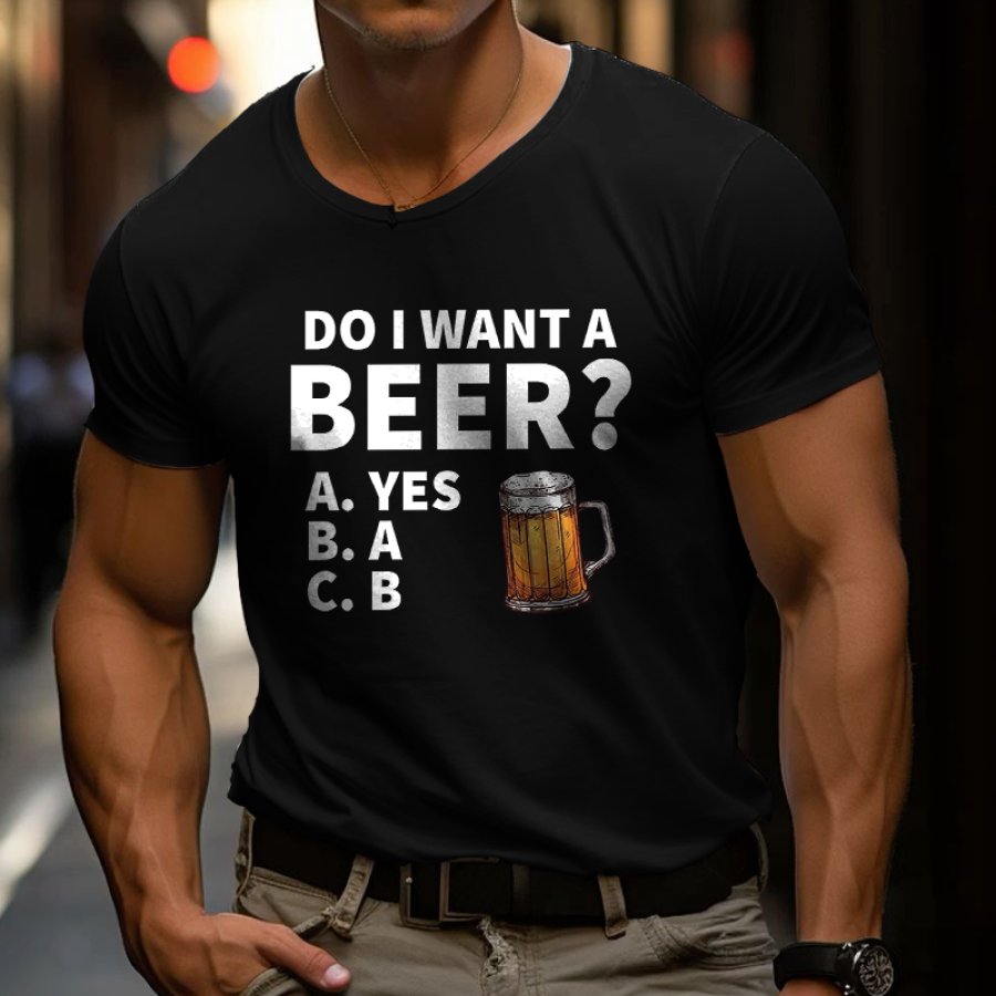 

Unisex Funny Beer Shirts