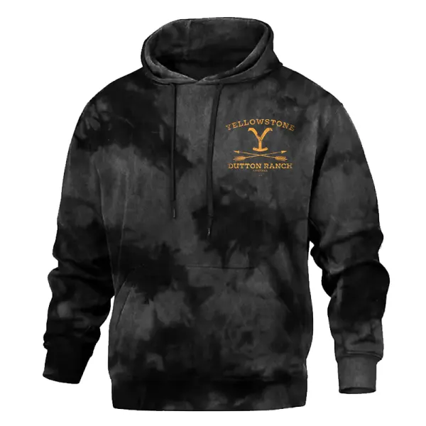 Men's Yellowstone Retro Vintage Printed Hoodie Only $29.99 - Rabclub.com 