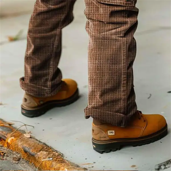 Men's Carhartt Cargo Pants Vintage Waffle Knitted Outdoor Multi-pocket Cargo Pants Trousers