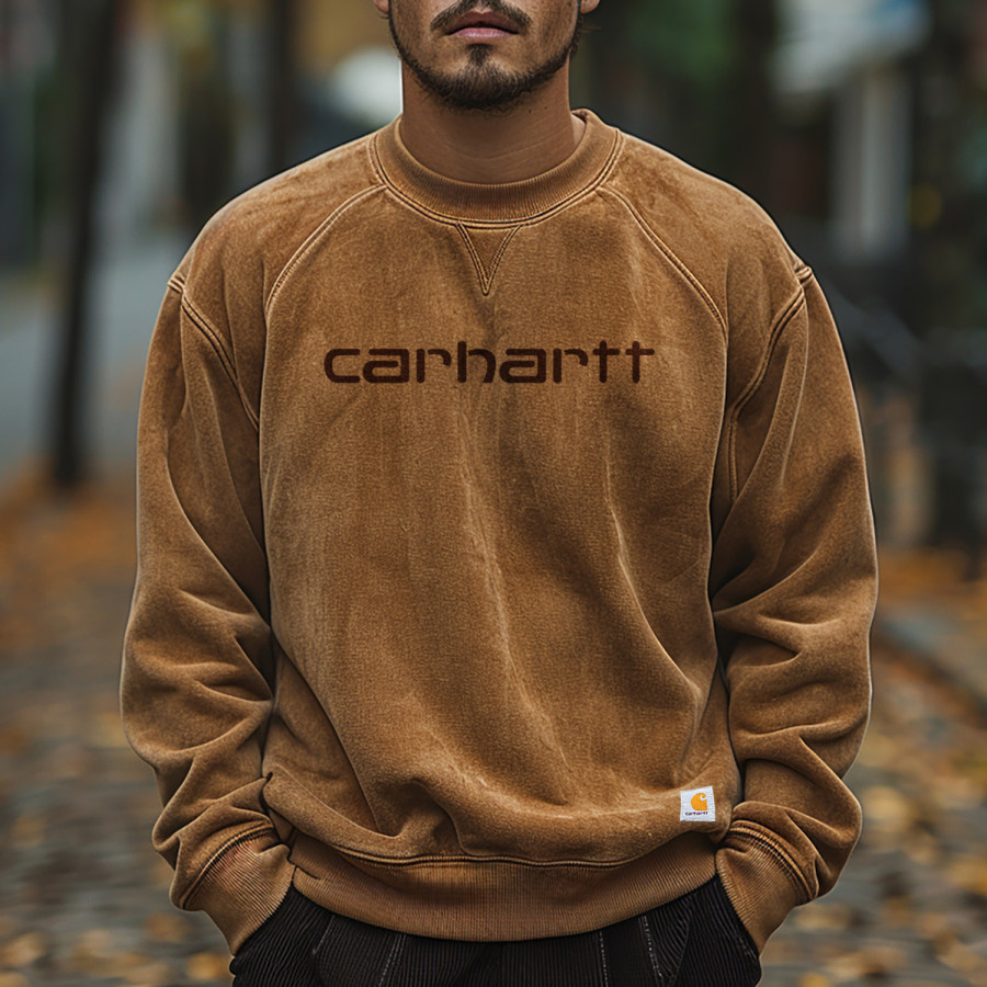 

Vintage Outdoor Men's Crew Neck Raglan Sleeve Sweatshirt