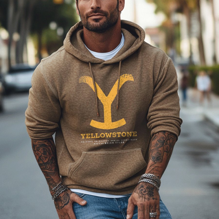 

Men's Yellowstone Vintage Wash Hoodies