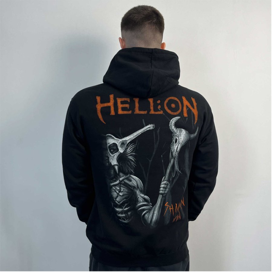 

Halloween Men's Rock Dark Metal Brands Print Hoodie