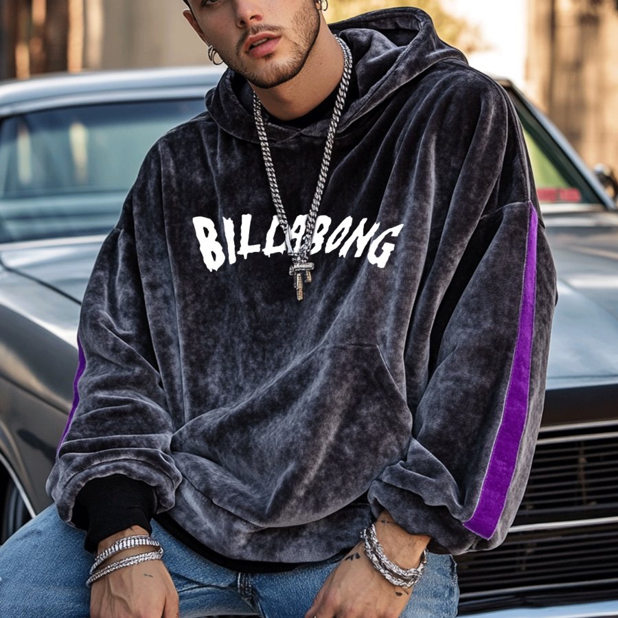 

Men's Outdoor Retro Long Sleeved Vintage Oversize Hoodies