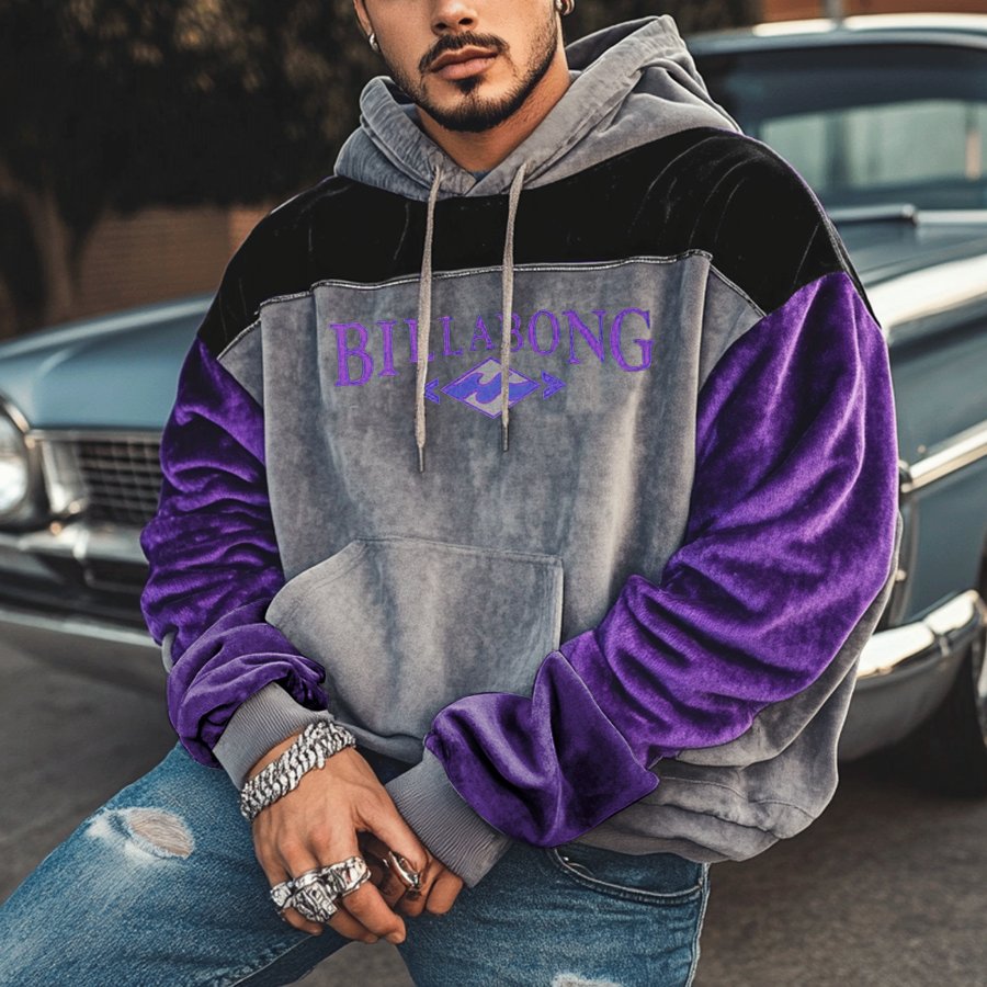 

Men's Outdoor Retro Long Sleeved Vintage Oversize Hoodies
