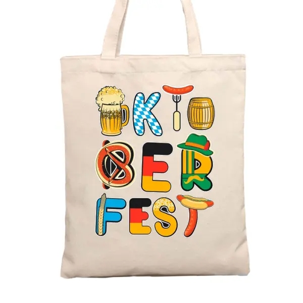 Oktoberfest Drinking Bavaria Traditional Tote Bag - Wayrates.com 