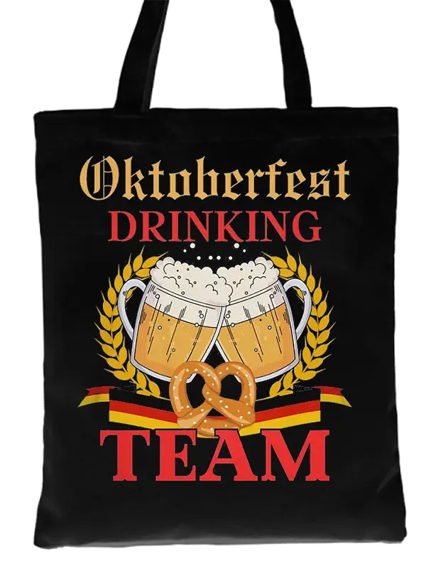 Oktoberfest Drinking Bavaria Traditional Tote Bag - Pragmaace.com 