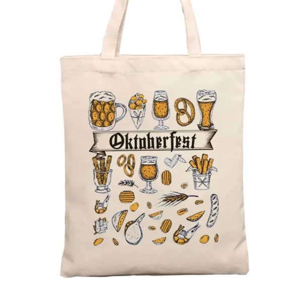 Oktoberfest Drinking Bavaria Traditional Tote Bag - Wayrates.com 