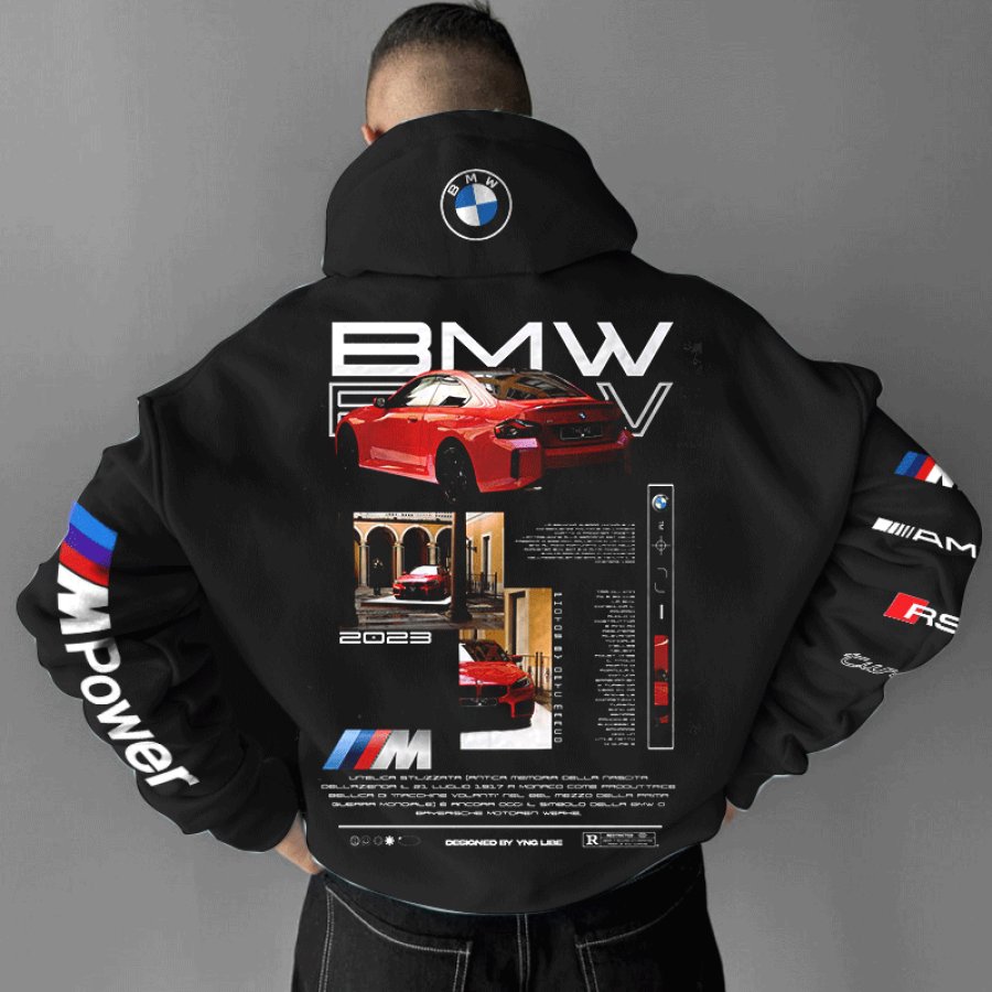 

Unisex The 2023 M2 Sports Car Racing Black BMW Pullover Hoodie